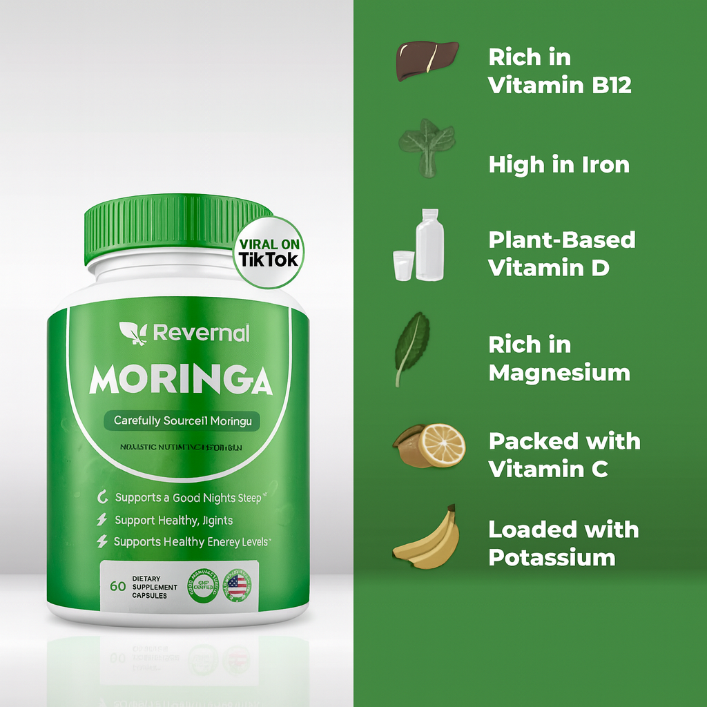 Revernal Moringa Powder Capsules