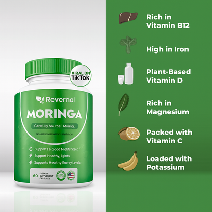 Revernal Moringa Powder Capsules